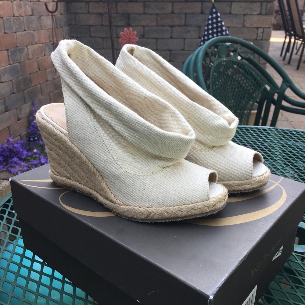 Canvas espadrille wedge - Picture 4 of 5